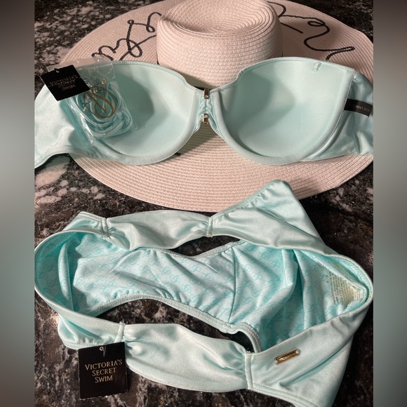 NWT vintage Victoria’s secret’s bikini embellished push-up 34DD/M set - Picture 12 of 13